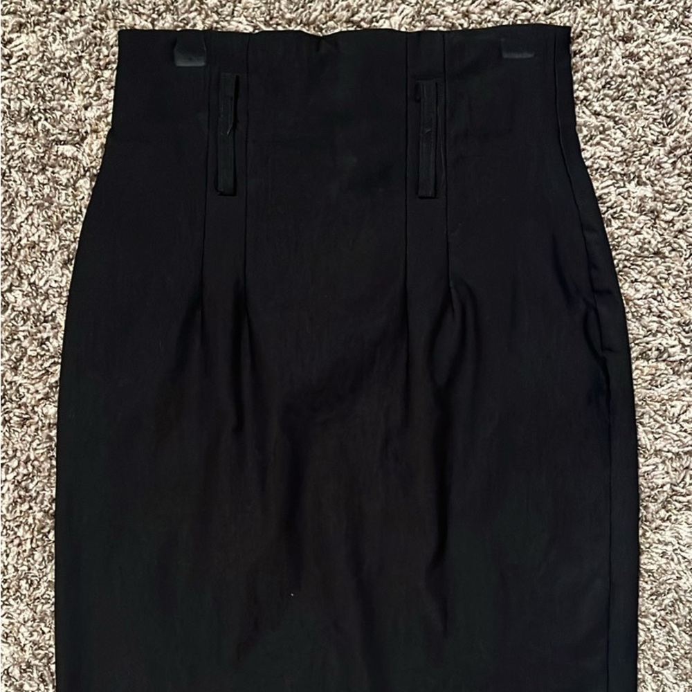 Vanity Black Pencil Skirt - Tailored Office Style